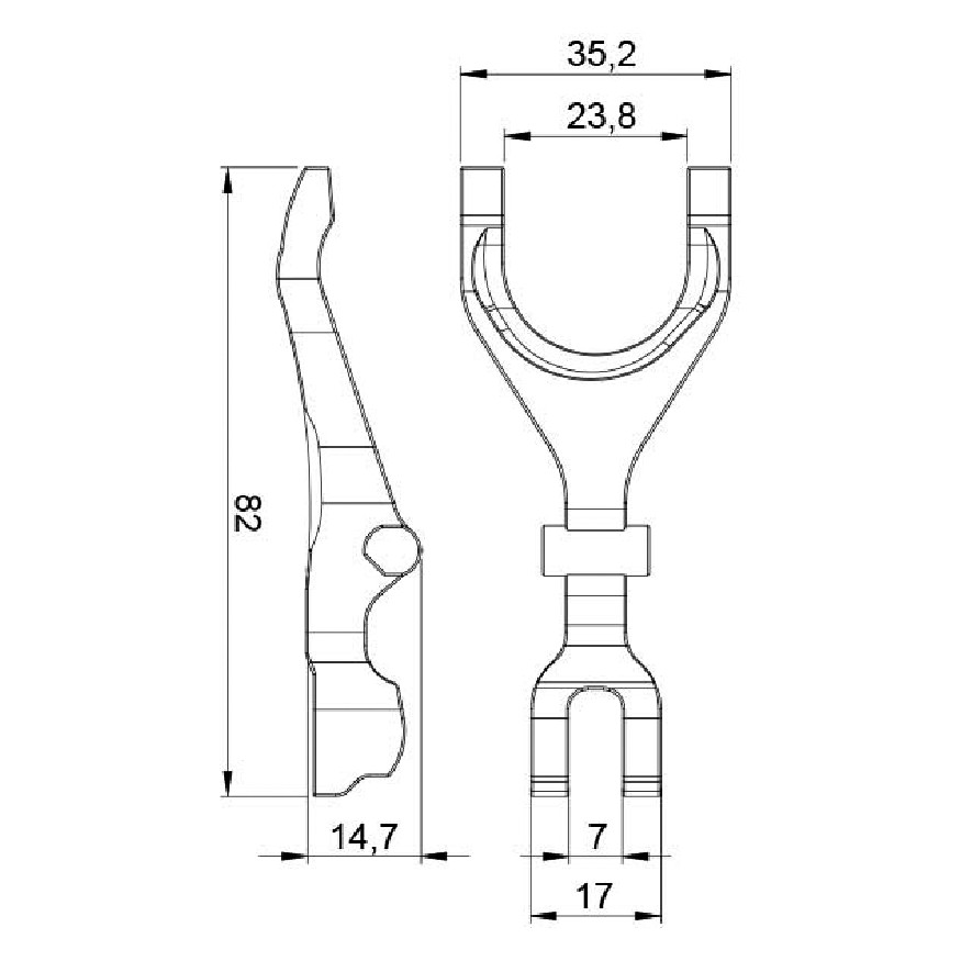 Garfo para Motor de Partida - Unifap - 4.464