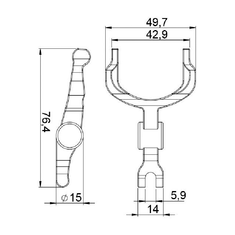Garfo para Motor de Partida - Unifap - 4.463