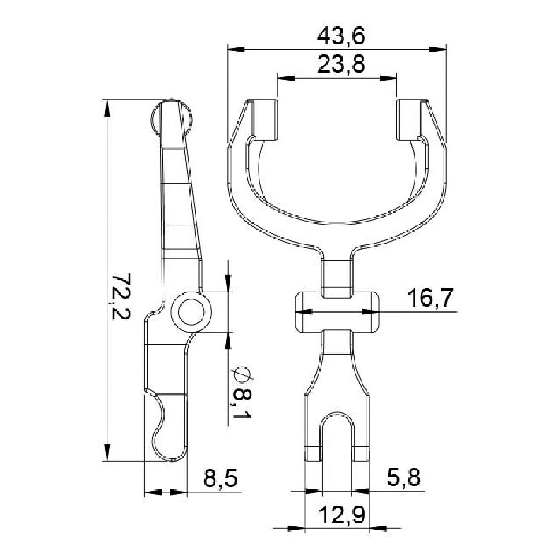 Garfo para Motor de Partida - Unifap - 4.468