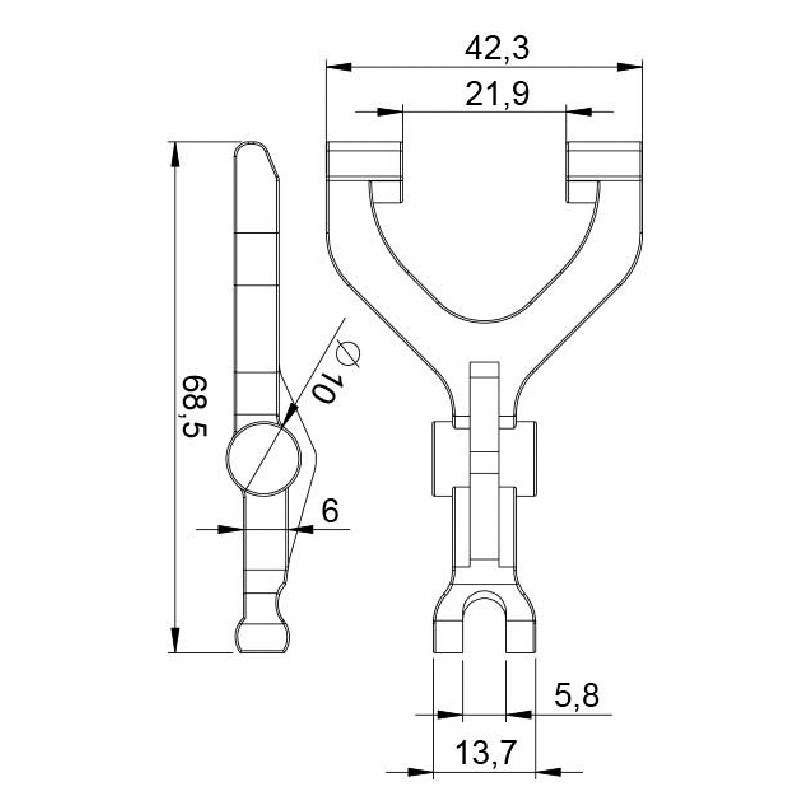 Garfo para Motor de Partida - Unifap - 4.470