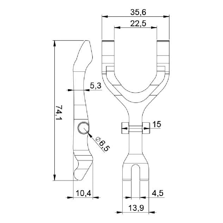 Garfo para Motor de Partida - Unifap - 4.476