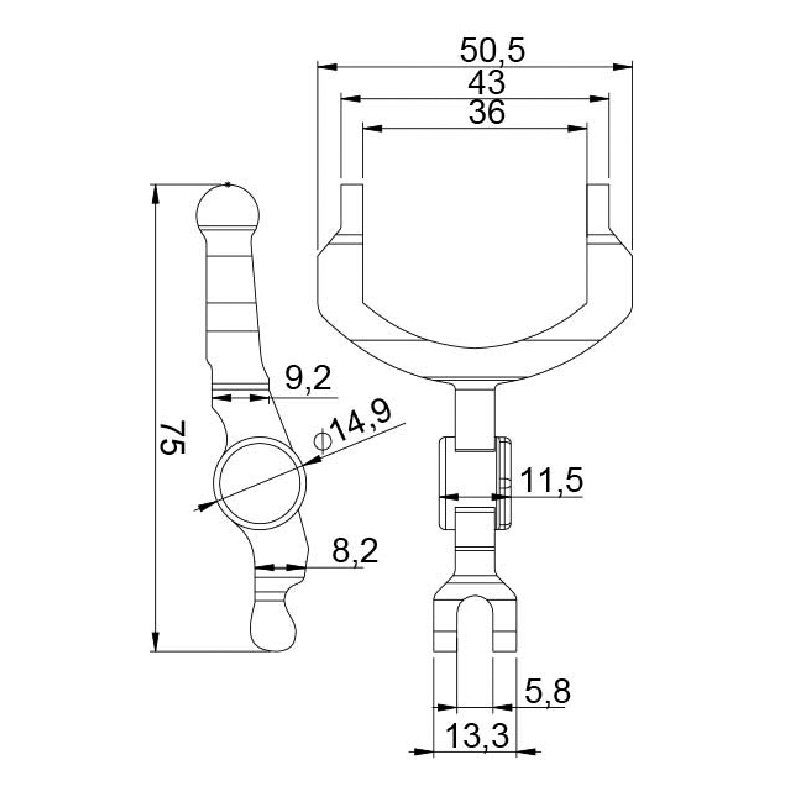 Garfo para Motor de Partida - Unifap - 4.479