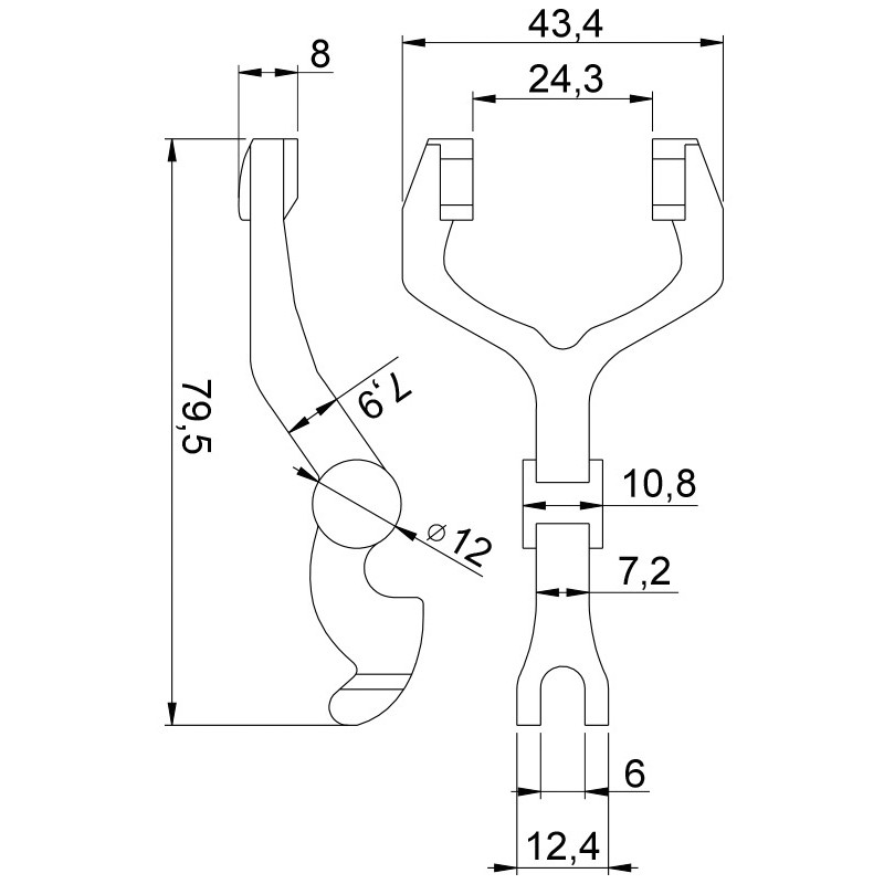 Garfo para Motor de Partida - Unifap - 4.485