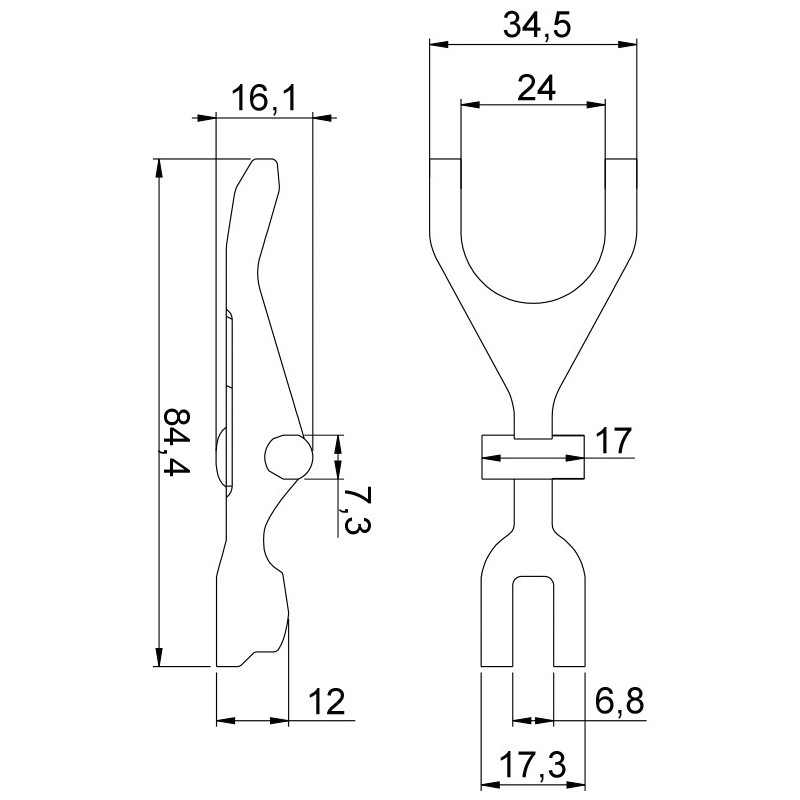 Garfo para Motor de Partida - Unifap - 4.487