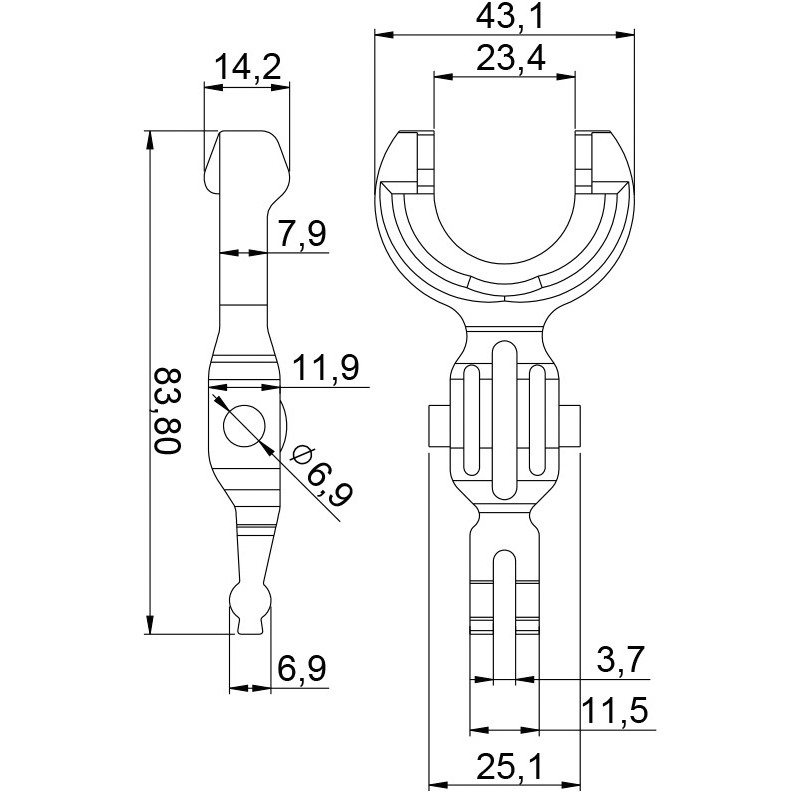 Garfo para Motor de Partida - Unifap - 4.491