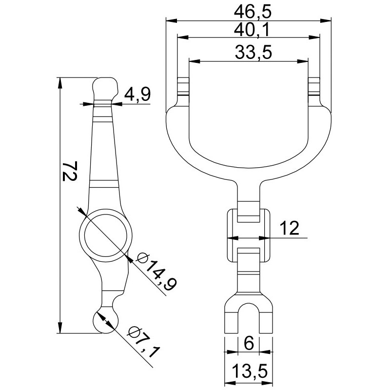 Garfo para Motor de Partida - Unifap - 4.495