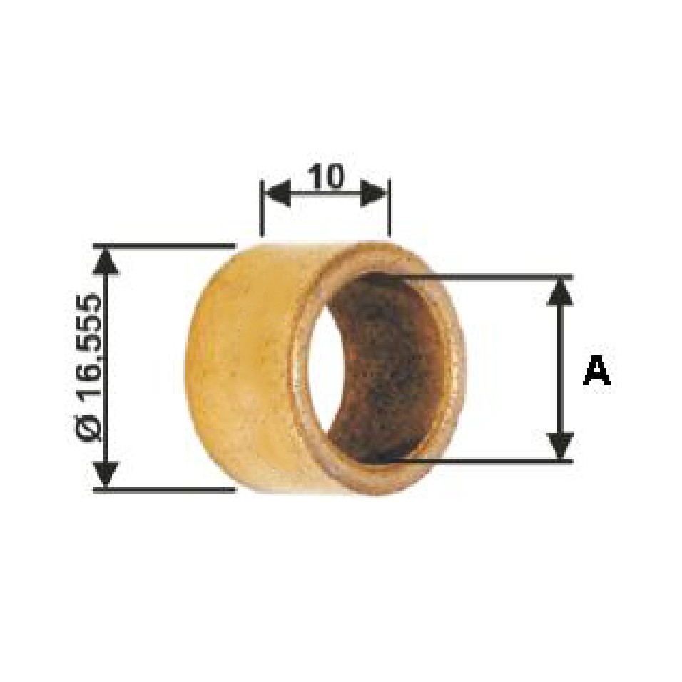 Bucha para Motor de Partida 10 Unidades - Unifap - BC1-0002-00