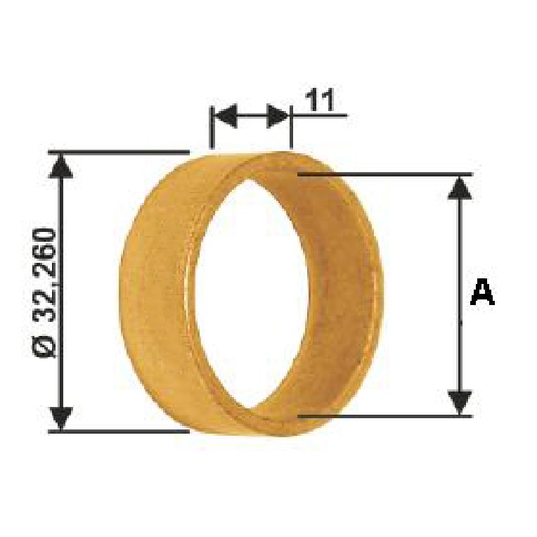 Bucha para Motor de Partida 10 Unidades - Unifap - BC1-0003-03