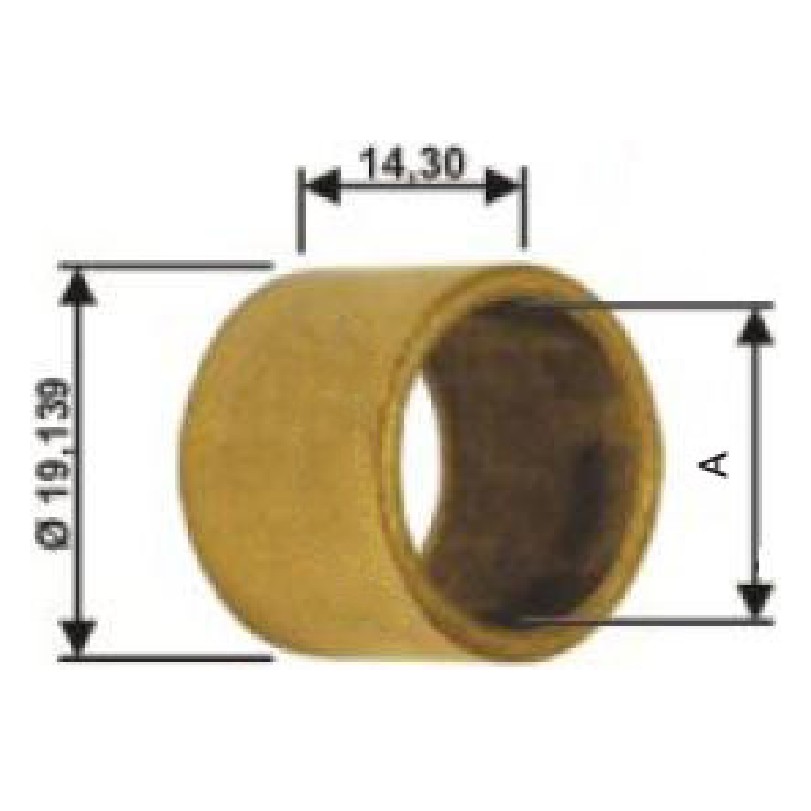 Bucha para Motor de Partida 10 Unidades - Unifap - BC1-0005-03