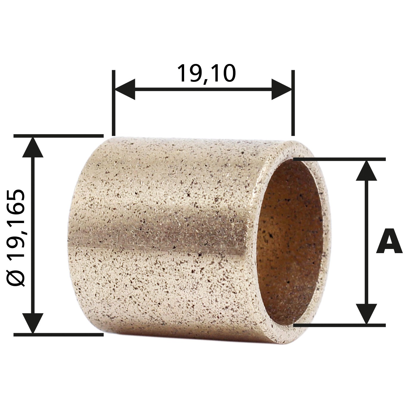 Bucha para Motor de Partida 10 Unidades - Unifap - BC1-0012-00