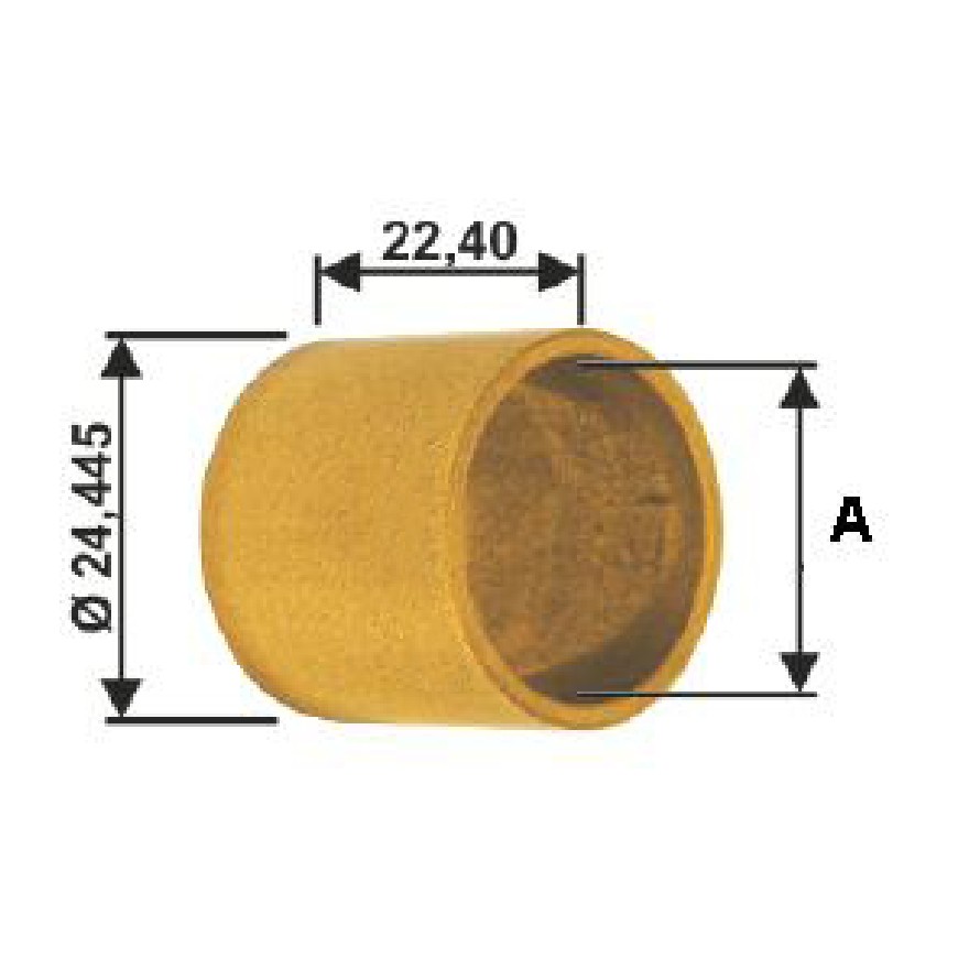 Bucha para Motor de Partida 10 Unidades - Unifap - BC1-0013-02