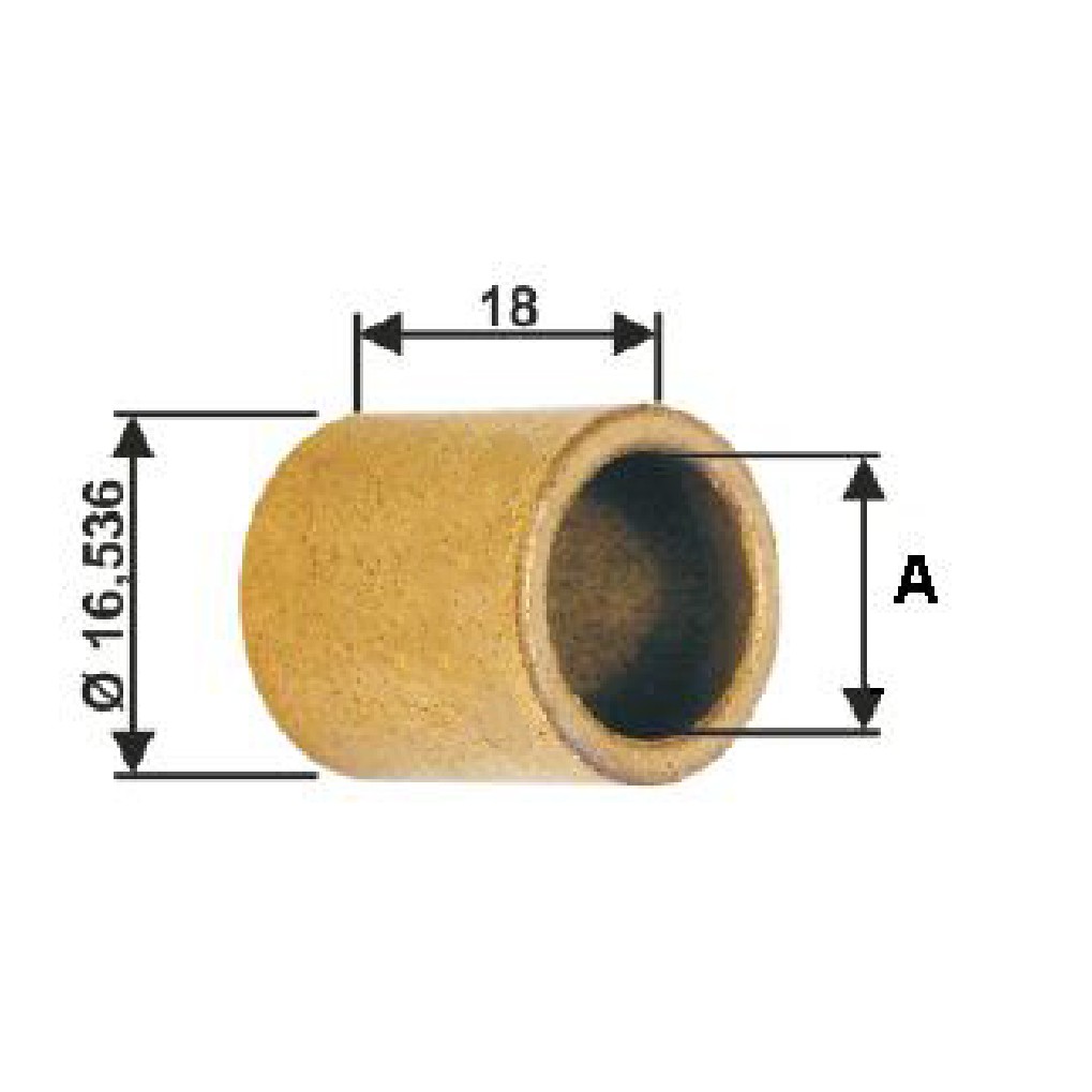 Bucha para Motor de Partida 10 Unidades - Unifap - BC1-0016-00