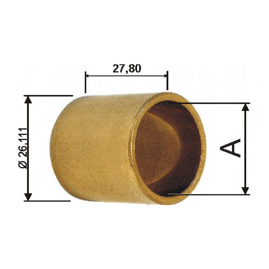 Bucha para Motor de Partida 6 Unidades - Unifap - BC1-0015-00