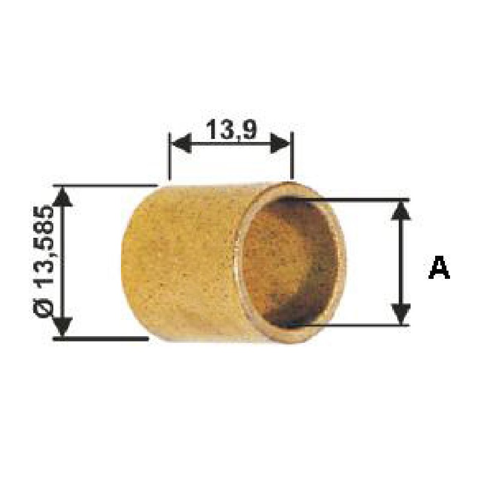 Bucha para Motor de Partida 10 Unidades - Unifap - BC1-0018-03