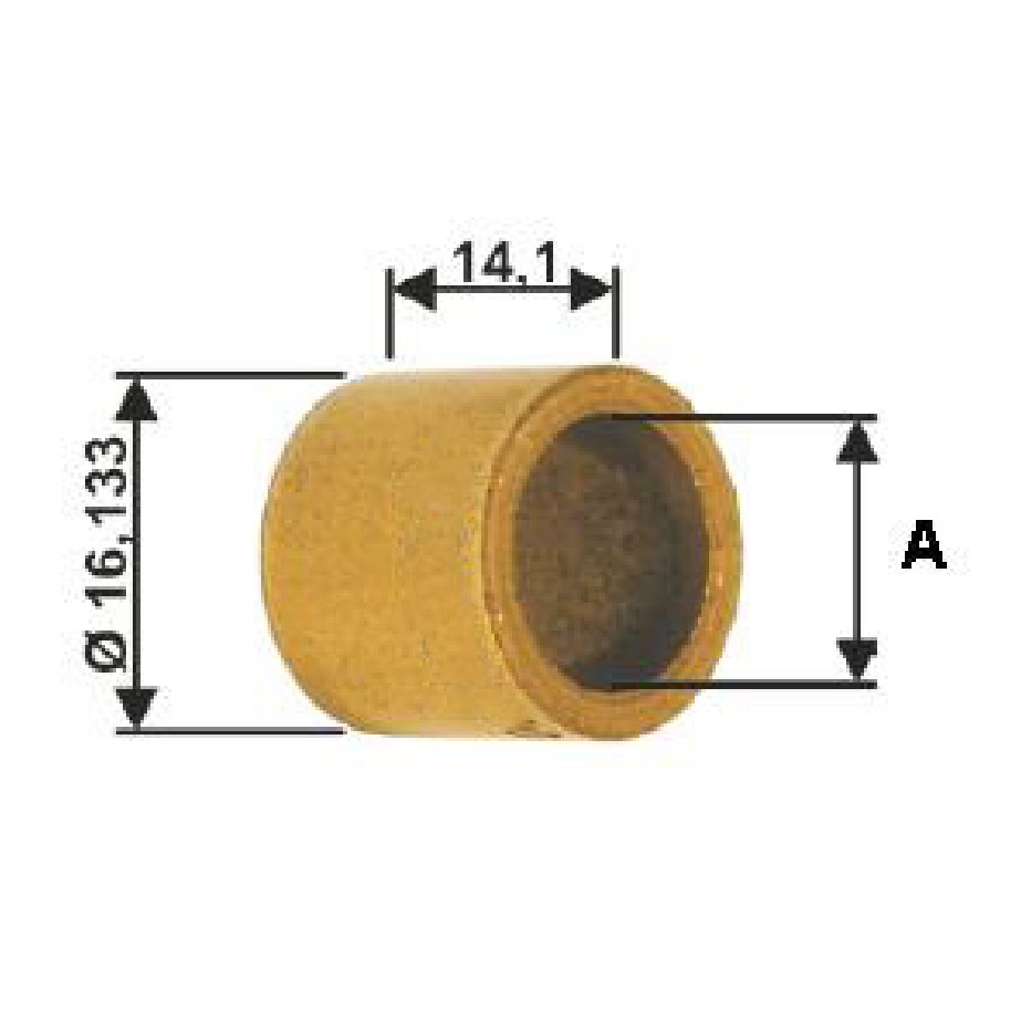 Bucha para Motor de Partida 10 Unidades - Unifap - BC1-0019-00