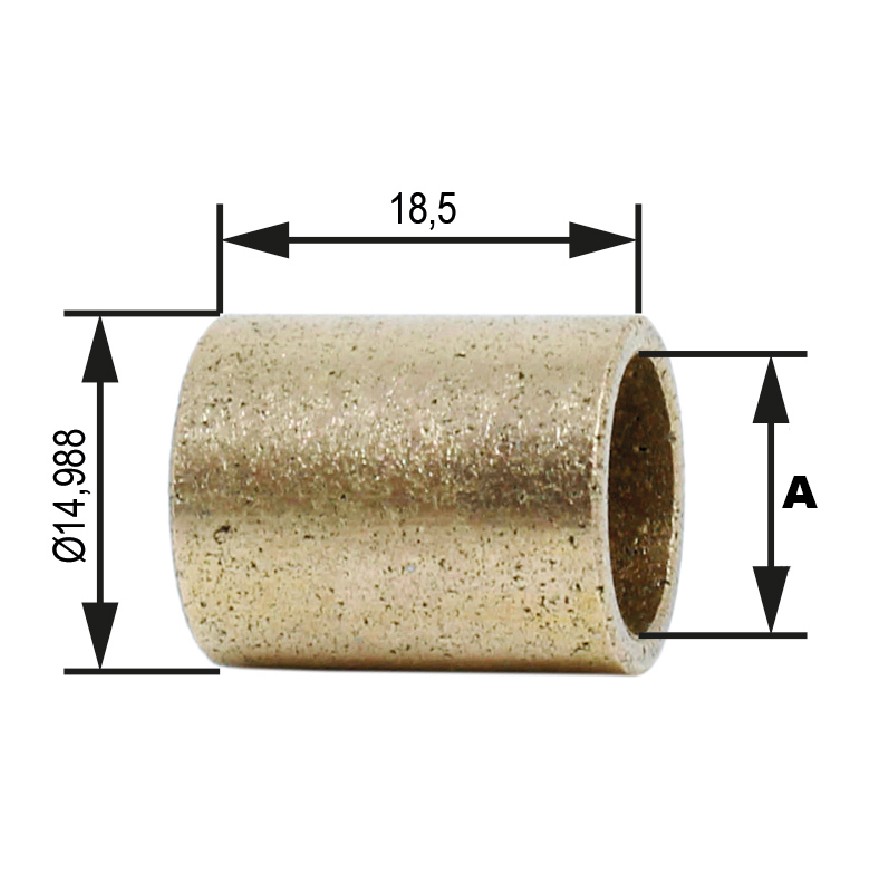 Bucha para Motor de Partida 10 Unidades - Unifap - BC1-0021-02