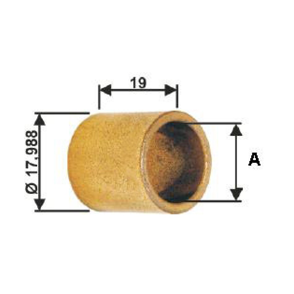 Bucha para Motor de Partida 10 Unidades - Unifap - BC1-0023-03