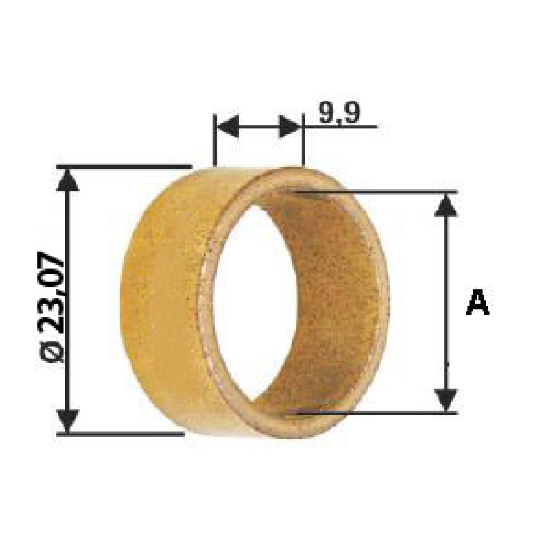 Bucha para Motor de Partida 10 Unidades - Unifap - BC1-0025-00