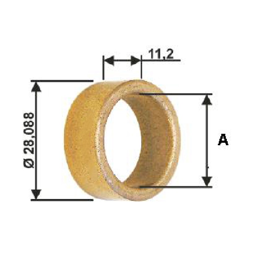 Bucha para Motor de Partida 10 Unidades - Unifap - BC1-0026-02