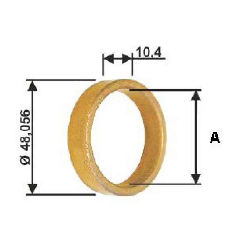 Bucha para Motor de Partida 8 Unidades - Unifap - BC1-0027-00