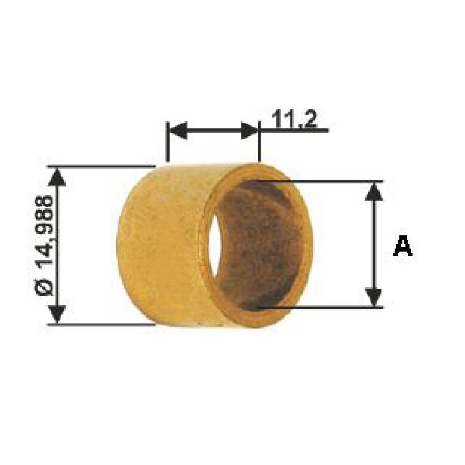 Bucha para Motor de Partida 10 Unidades - Unifap - BC1-0029-03