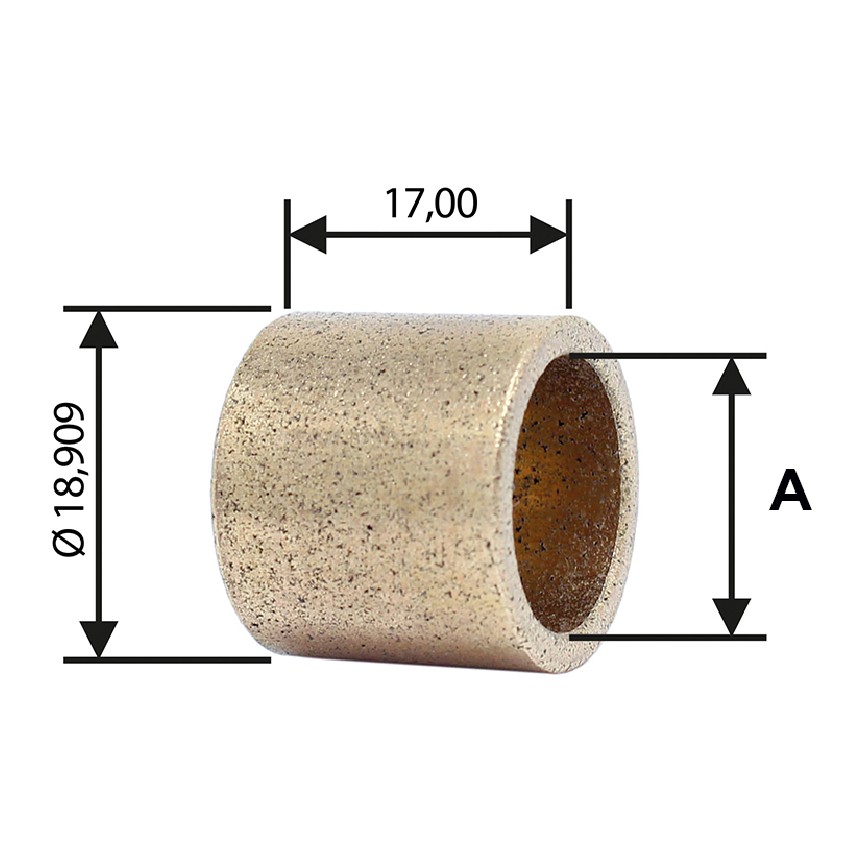 Bucha para Motor de Partida 10 Unidades - Unifap - BC1-0034-00