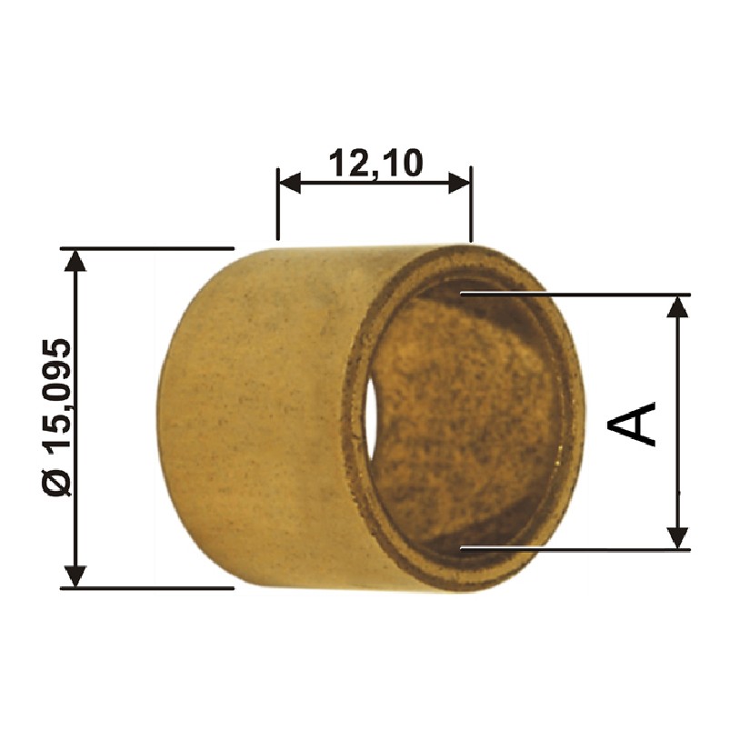 Bucha para Motor de Partida 10 Unidades - Unifap - BC1-0040-00