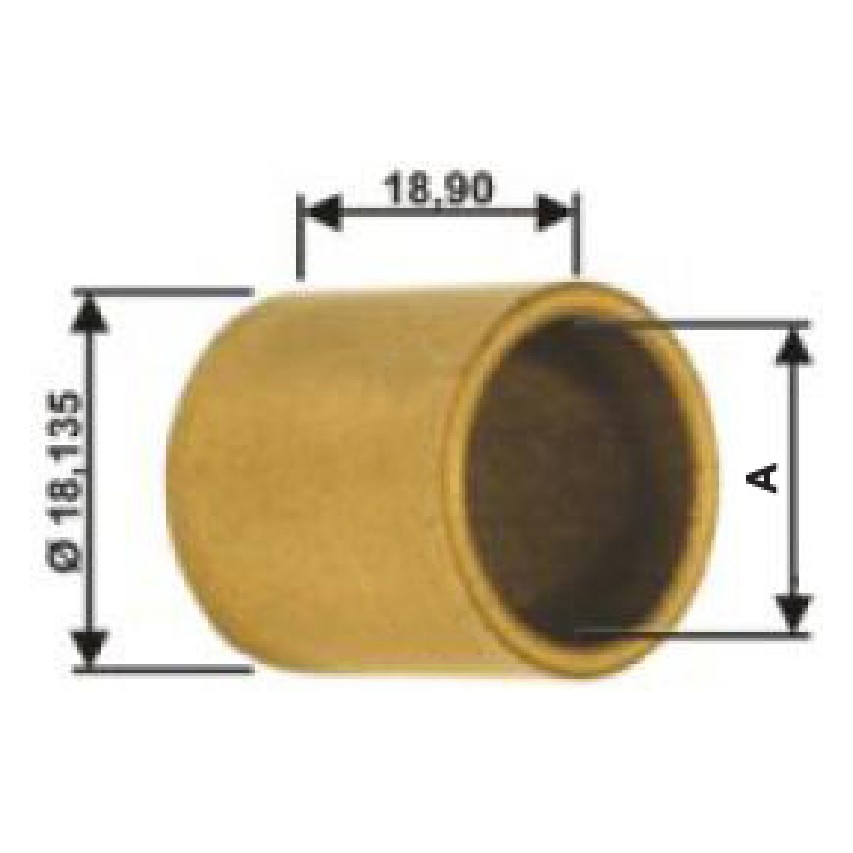 Bucha para Motor de Partida 10 Unidades - Unifap - BC1-0046-00