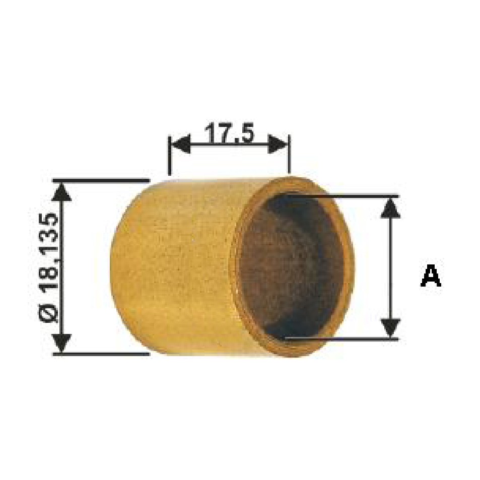 Bucha para Motor de Partida 10 Unidades - Unifap - BC1-0047-02