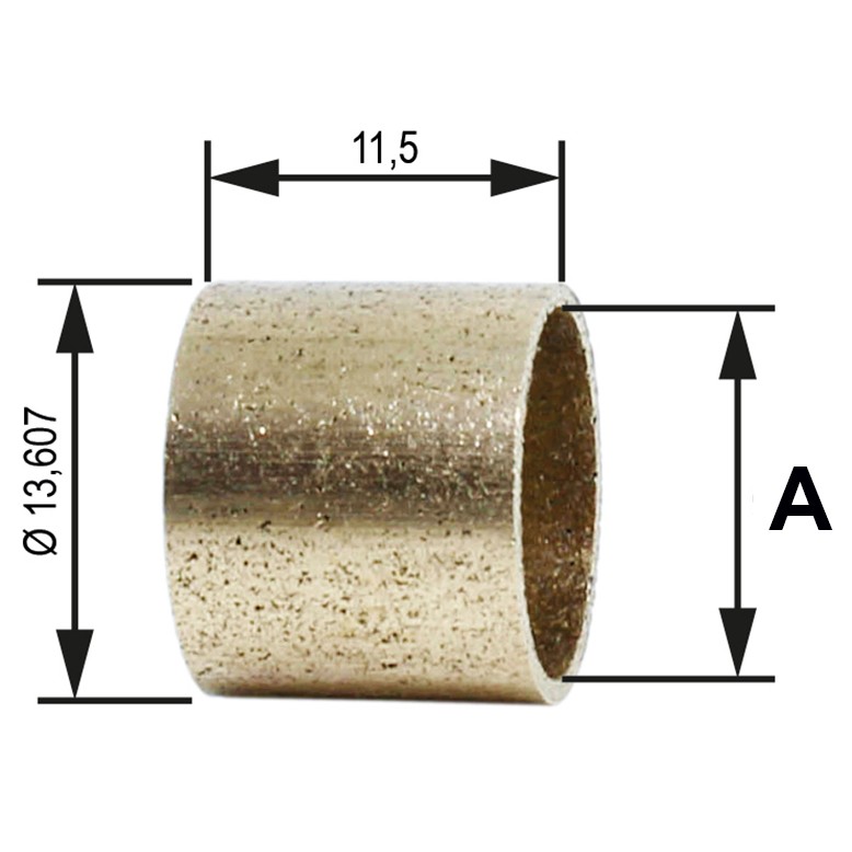 Bucha para Motor de Partida 10 Unidades - Unifap - BC1-0050-00