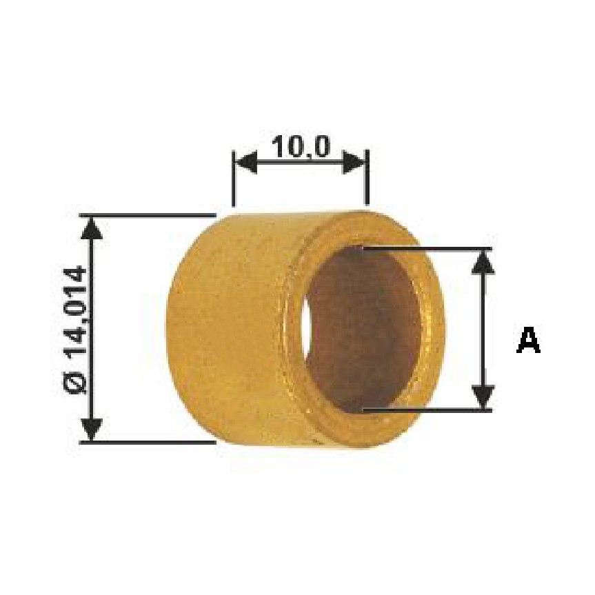 Bucha para Motor de Partida 10 Unidades - Unifap - BC1-0051-00