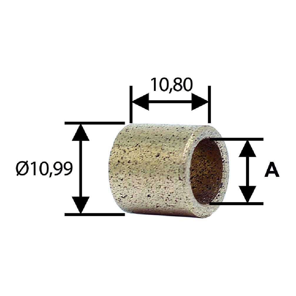 Bucha para Motor de Partida 10 Unidades - Unifap - BC1-0055-02
