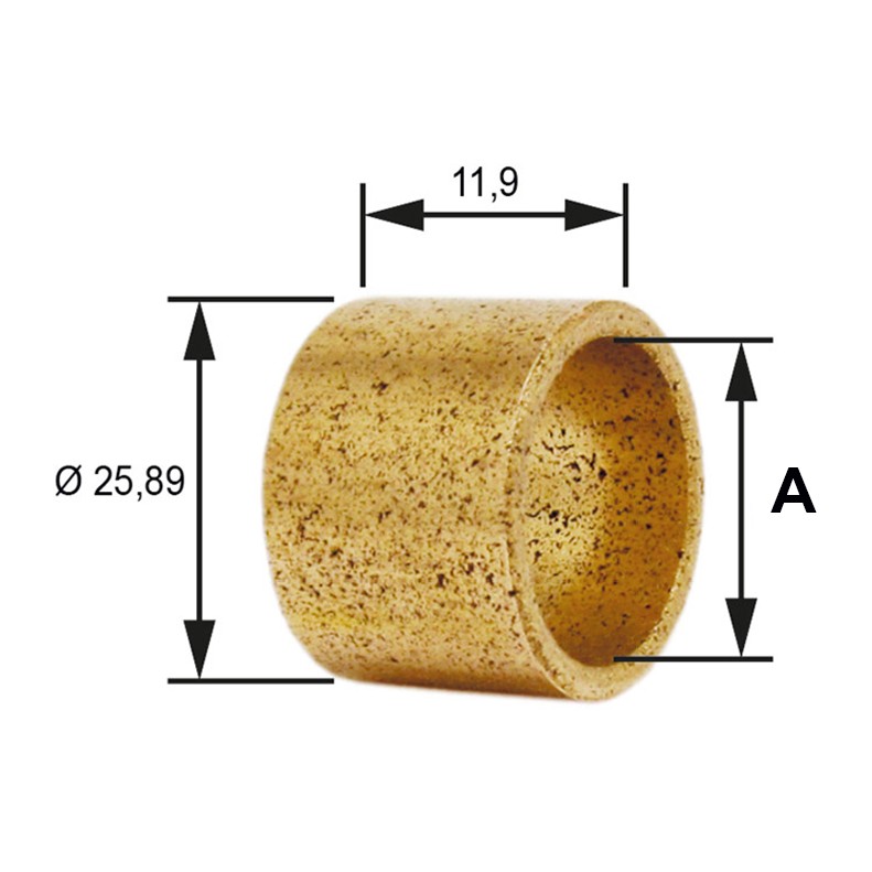 Bucha para Motor de Partida 10 Unidades - Unifap - BC1-0057-00