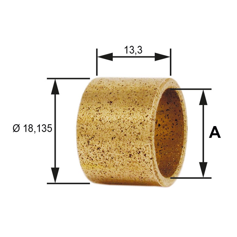 Bucha para Motor de Partida 10 Unidades - Unifap - BC1-0058-02