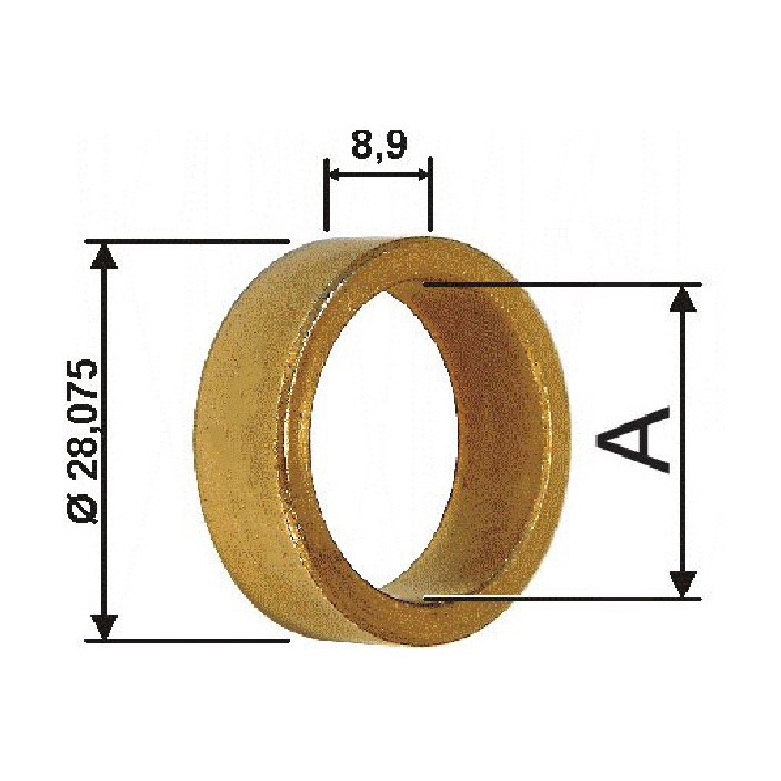 Bucha para Motor de Partida 10 Unidades - Unifap - BC1-0087-00