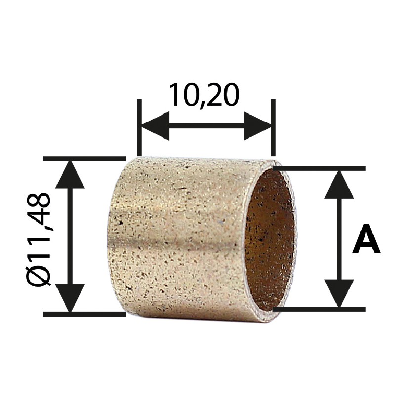 Bucha para Motor de Partida 10 Unidades - Unifap - BC1-0090-00