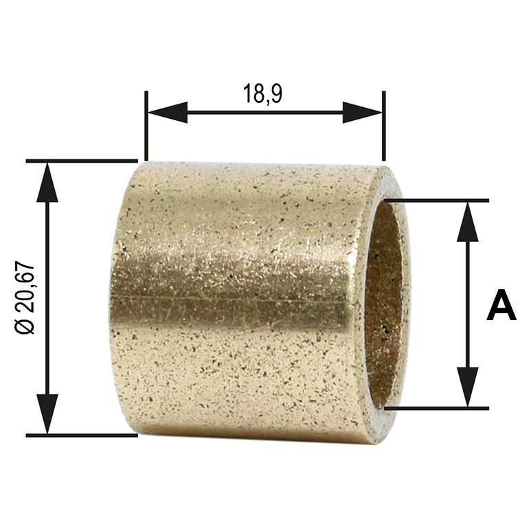 Bucha para Motor de Partida 10 Unidades - Unifap - BC1-0092-00