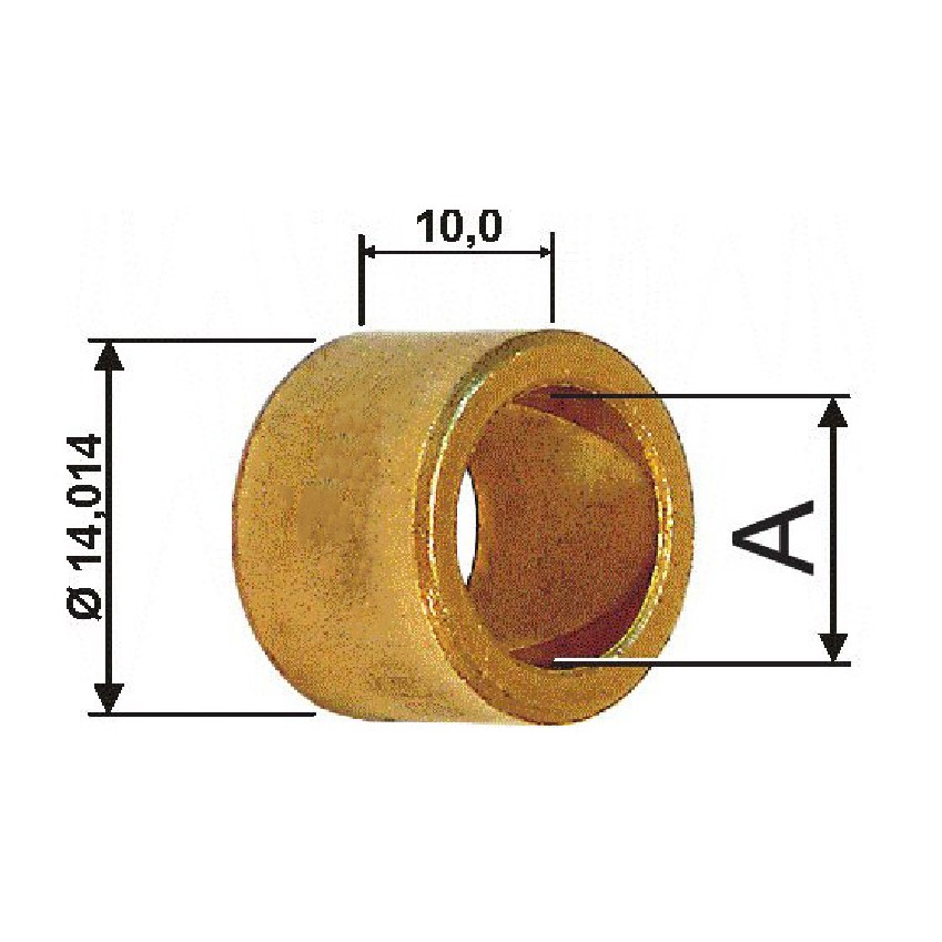 Bucha para Motor de Partida 10 Unidades - Unifap - BC1-0094-00