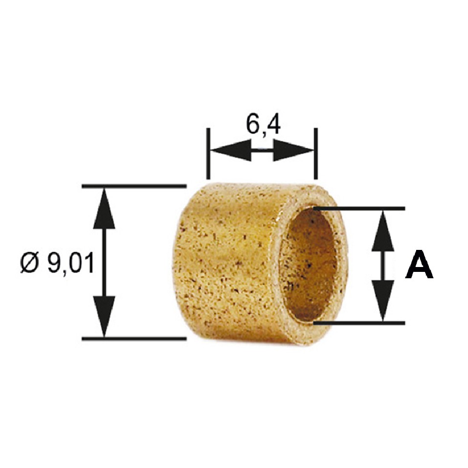 Bucha para Motor de Partida 10 Unidades - Unifap - BC1-0098-00