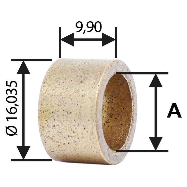 Bucha para Motor de Partida 10 Unidades - Unifap - BC1-0101-02