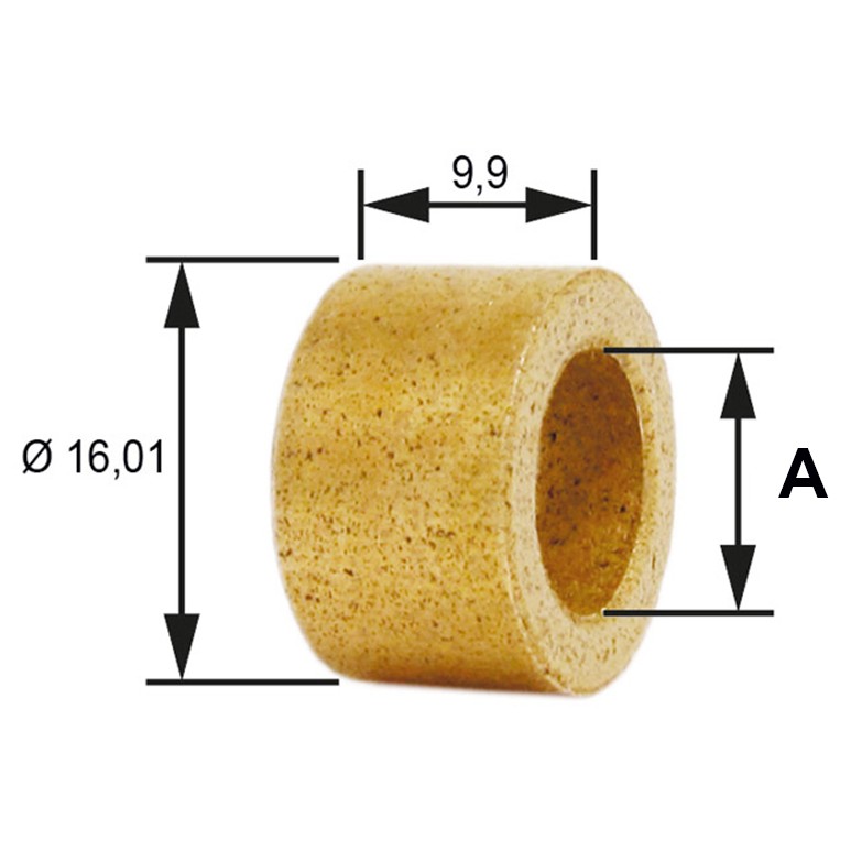Bucha para Motor de Partida 10 Unidades - Unifap - BC1-0107-00