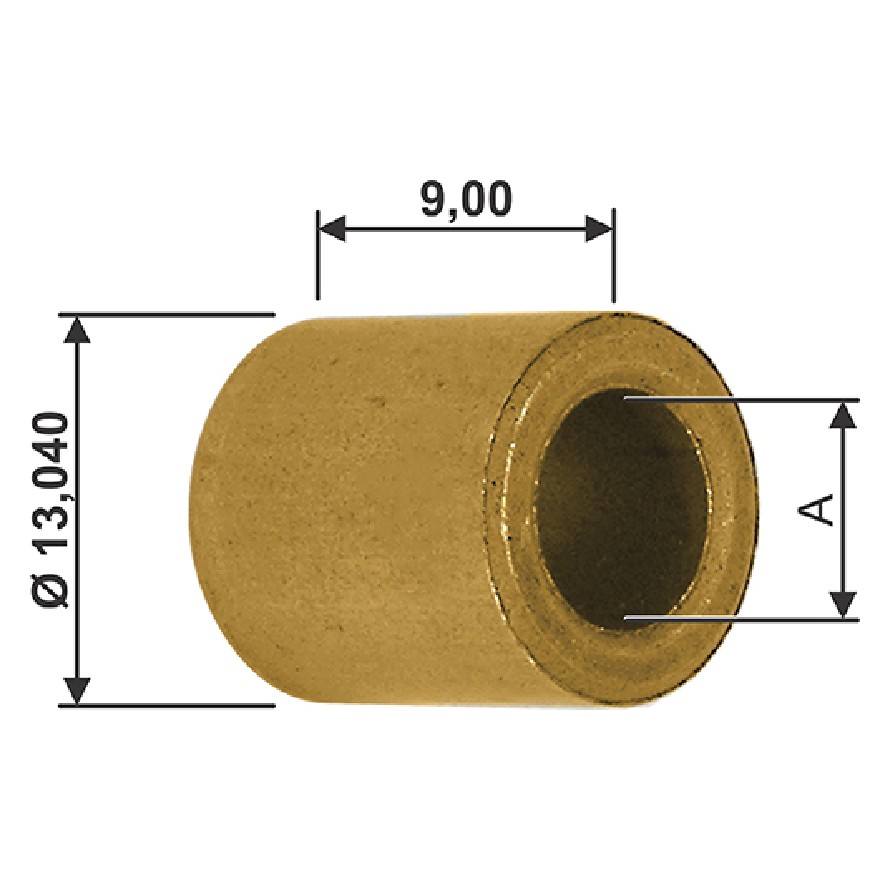 Bucha para Motor de Partida 10 Unidades - Unifap - BC1-0121-00