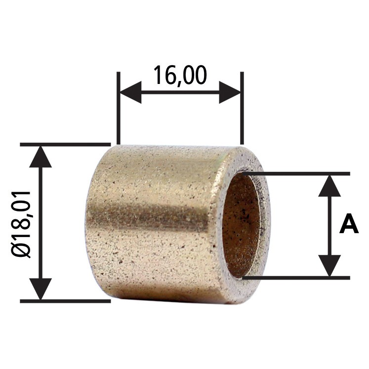 Bucha para Motor de Partida 10 Unidades - Unifap - BC1-0132-00