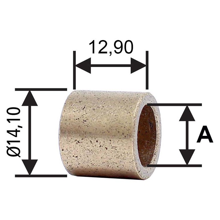 Bucha para Motor de Partida 10 Unidades - Unifap - BC1-0135-00