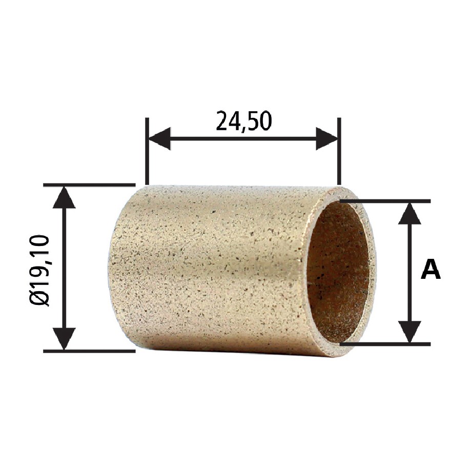 Bucha para Motor de Partida 10 Unidades - Unifap - BC1-0134-00