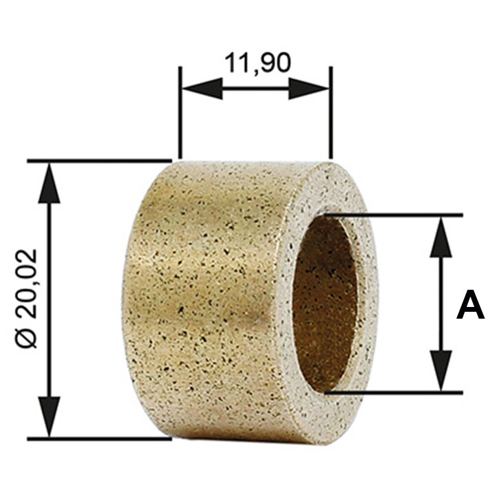 Bucha para Motor de Partida 10 Unidades - Unifap - BC1-0141-00
