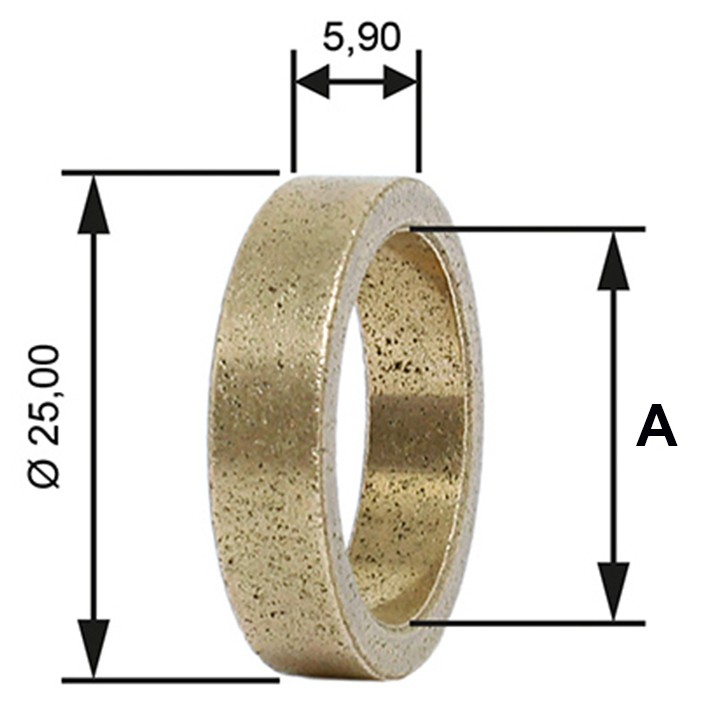 Bucha para Motor de Partida 10 Unidades - Unifap - BC1-0145-00