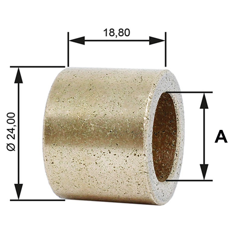 Bucha para Motor de Partida 10 Unidades - Unifap - BC1-0149-00