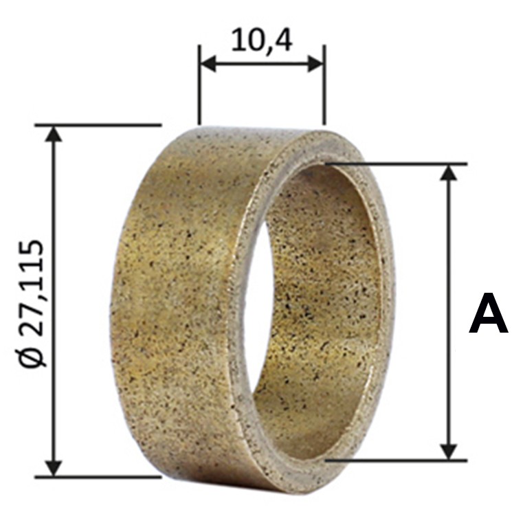 Bucha para Motor de Partida 10 Unidades - Unifap - BC1-0157-00