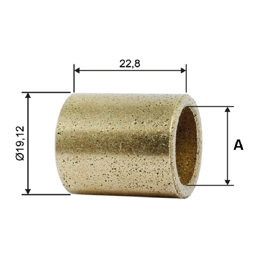 Bucha para Motor de Partida 10 Unidades - Unifap - BC1-0160-00